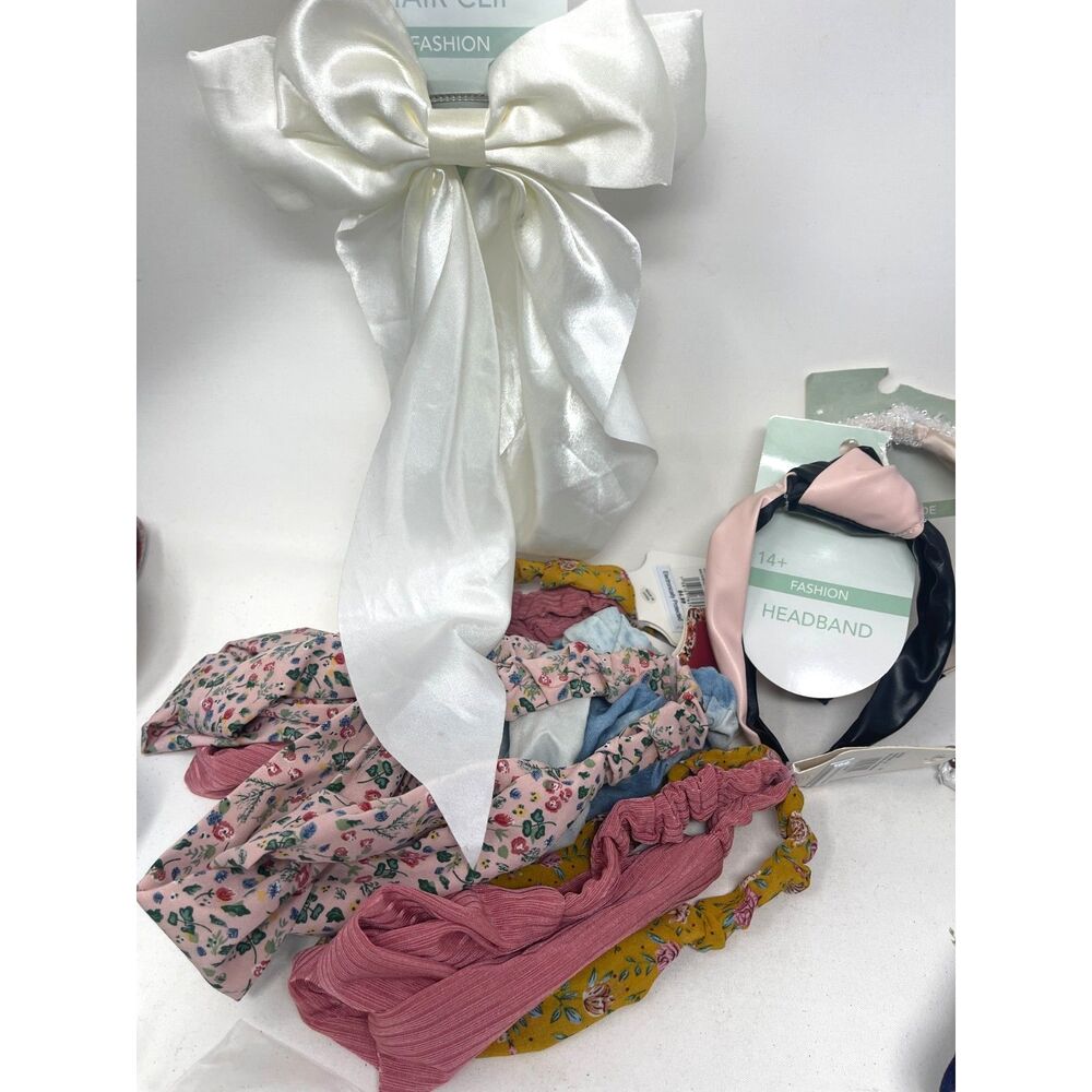 Lot 7 Headbands Hair Accessories Women Yoga Sports Stretch Band Sweatband Bow